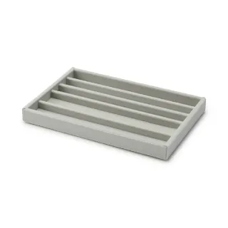 灰絨內盒/小物用(對應壓克力項鍊耳環收納/左右對開型)【MUJI 無印良品】 歷史價格詳細信息
