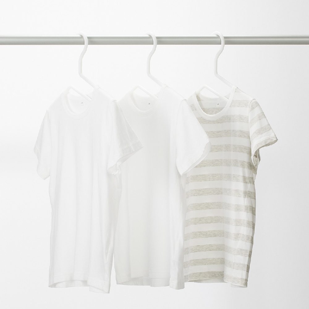 【MUJI 無印良品】聚丙烯洗滌用衣架/約寬42cm/3支*20組(共60支) 歷史價格詳細信息