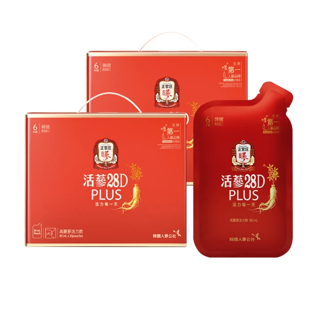 正官庄 活蔘28D PLUS(80ml x 30包) 歷史價格詳細信息
