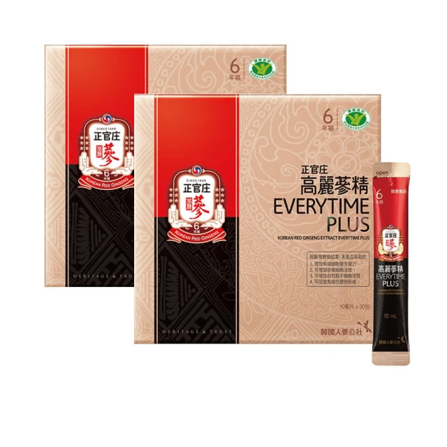 《正官庄》高麗蔘精EVERYTIME PLUS(10mlx30包) 歷史價格詳細信息