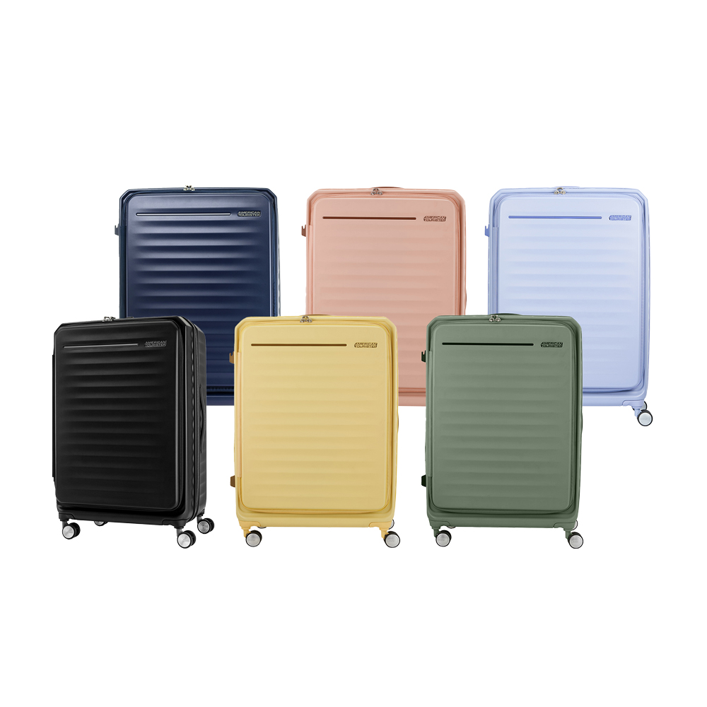 AMERICAN TOURISTER 美國旅行者 25吋Frontec 1/9可擴充抗菌避震飛機輪PC硬殼行李箱(多色可選) 歷史價格詳細信息
