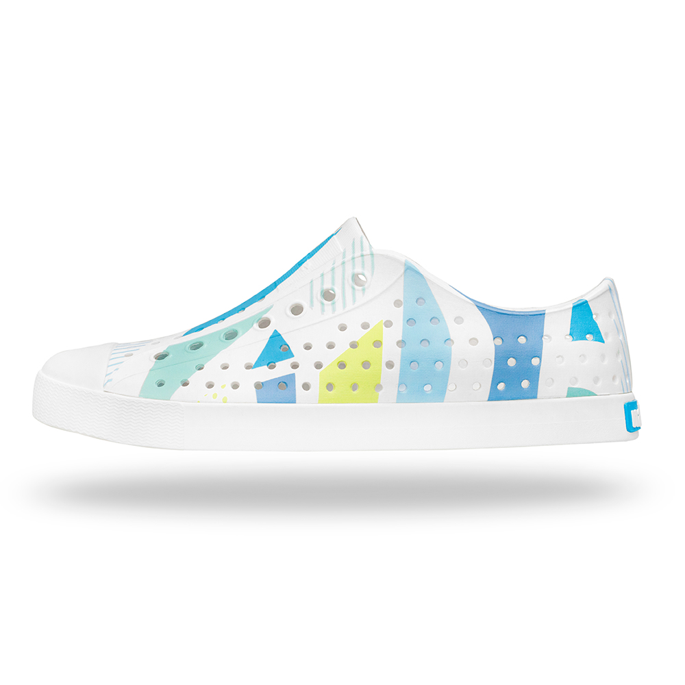 Native Shoes JEFFERSON 男/女鞋-萊姆汽水x幾何 歷史價格詳細信息