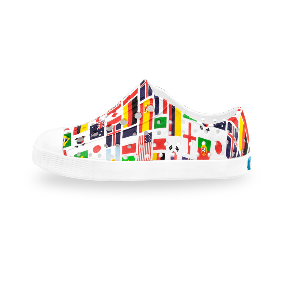 【Native Shoes】小童鞋 JEFFERSON KIDS(點點風暴 粉藍X粉黃) 歷史價格詳細信息