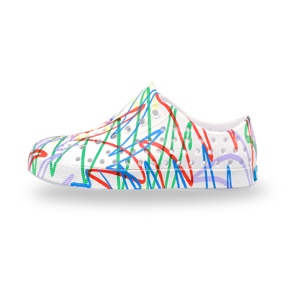 Native Jefferson 藍色 輕量 洞洞 懶人鞋 男女款NO.B1397【新竹皇家11100101-8851】 歷史價格詳細信息