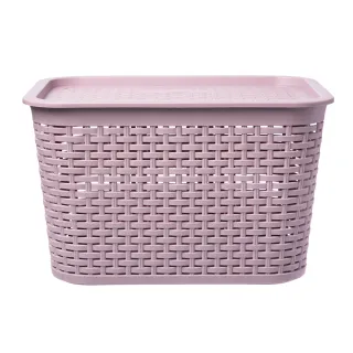 HOLA 米勒附蓋編織紋收納籃S 藕粉 歷史價格詳細信息
