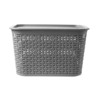 HOLA 米勒附蓋編織紋收納籃S 藕粉 歷史價格詳細信息