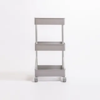 【HOLA】鐵製烤漆二層推車-卡其 歷史價格詳細信息