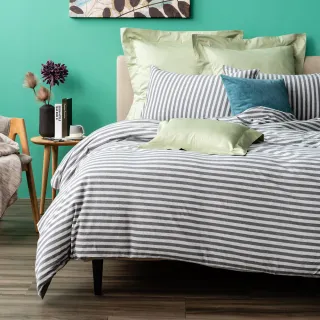 HOLA 自然針織條紋系列 床包 加大 經典深灰 歷史價格詳細信息