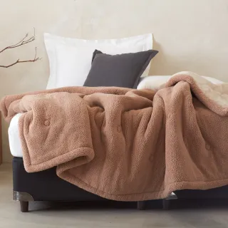 【HOLA】WARM TOUCH石墨烯法蘭絨雙面單人坐墊 米棕 歷史價格詳細信息