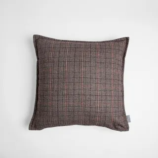 【HOLA】格紋緹花抱枕50x50cm-棕咖 歷史價格詳細信息