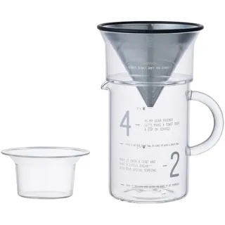 【咖啡沖泡組】316不銹鋼大濾杯x1+GLASSHOUSE台玻600ml咖啡壺x1-塑膠把 /泡咖啡/手沖咖啡(2入隨機) 歷史價格詳細信息