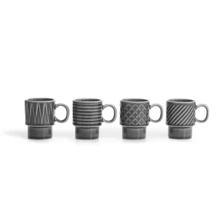 【HOLA】Sagaform Coffee & More 濃縮咖啡杯4入100ml-白 歷史價格詳細信息