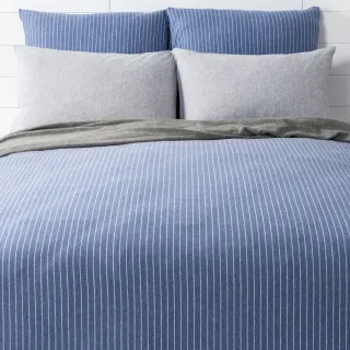 HOLA 自然針織條紋 被套 單人 現代藍 歷史價格詳細信息