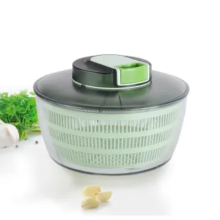蔬菜脫水器 手轉蔬果沙拉濾水籃 離心甩乾洗菜瀝水機 【3L】 歷史價格詳細信息