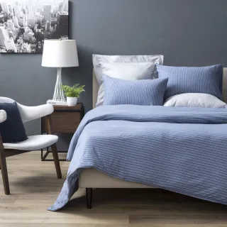 HOLA 自然針織條紋 被套 單人 現代藍 歷史價格詳細信息