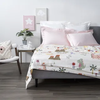 HOLA 恐龍世紀純棉防螨抗菌床被組-雙人 歷史價格詳細信息