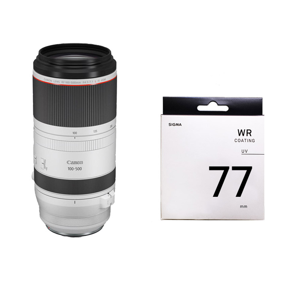 Canon RF 100-500mm + SIGMA WR UV 77mm + DKL-15清潔組 (公司貨) 歷史價格詳細信息