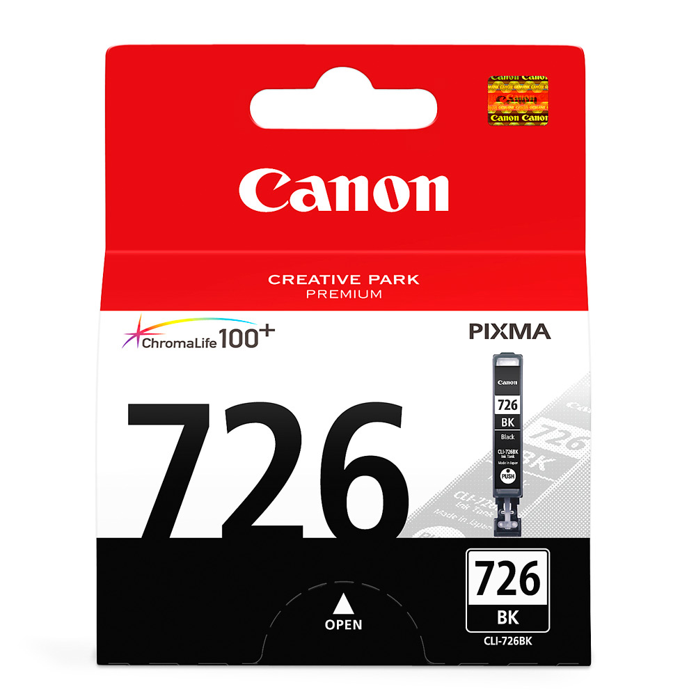 CANON  CLI-726BK 原廠淡黑色墨水匣 歷史價格詳細信息