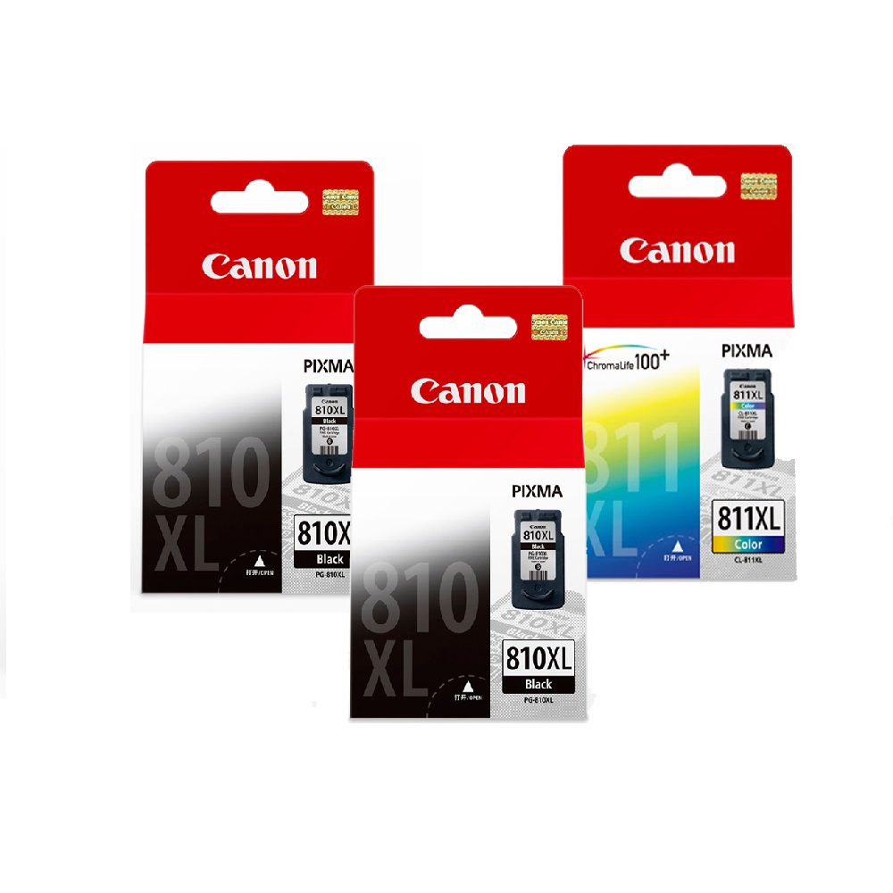 CANON PG-810 XL +CL-811 XL 高容量原廠墨水組合(1黑+1彩) 歷史價格詳細信息