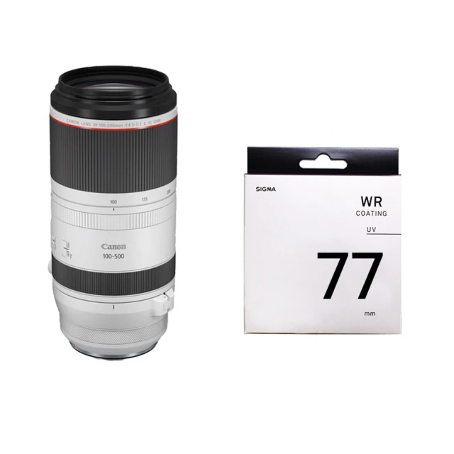 Canon RF 100-500mm + SIGMA WR UV 77mm + DKL-15清潔組 (公司貨) 歷史價格詳細信息