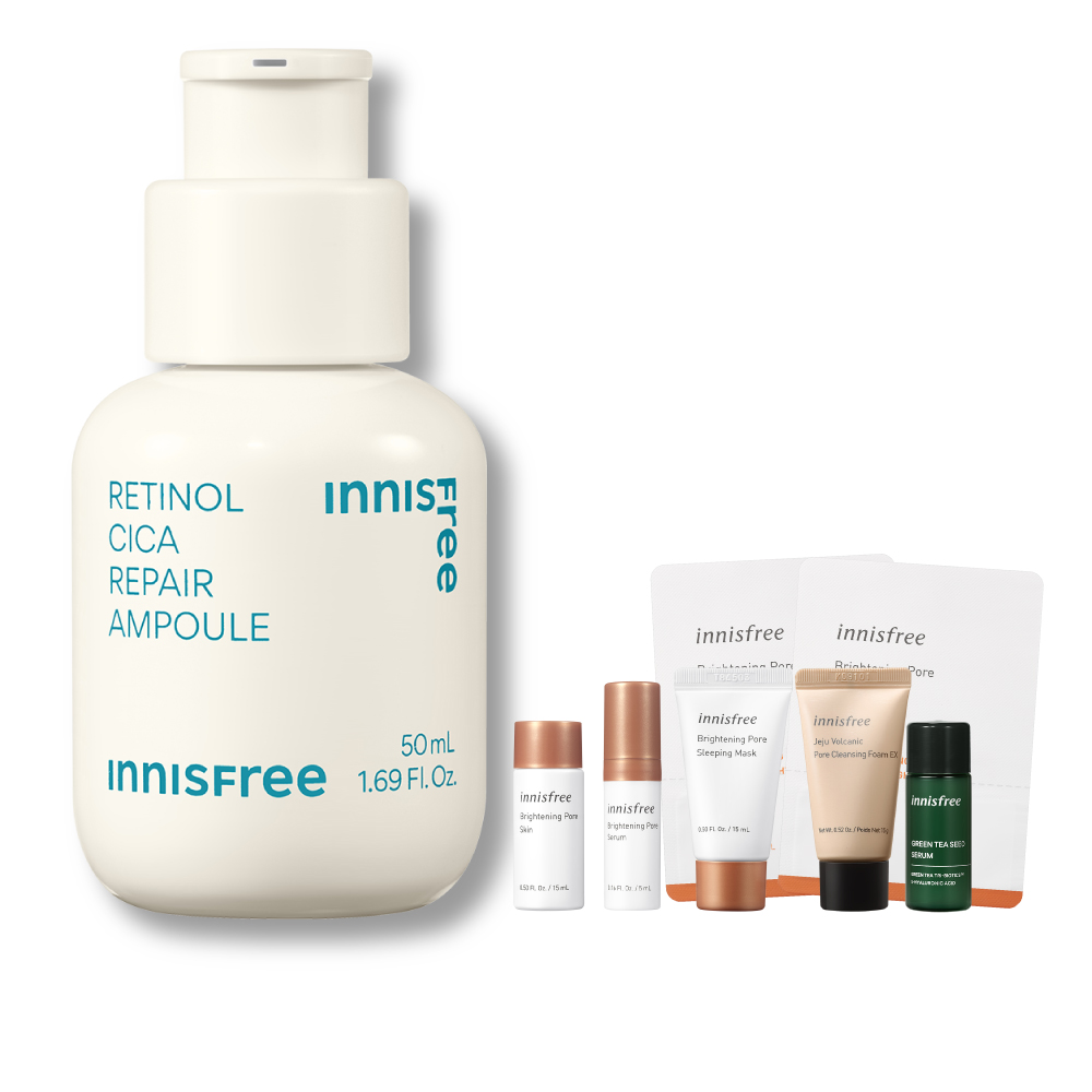 INNISFREE A醇香榧抗荳專家組(A醇安瓶30ml+修護霜+集中貼) 歷史價格詳細信息