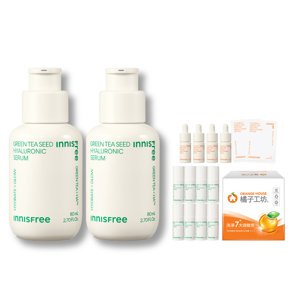 innisfree 雙茶明星保養組(紅茶+綠茶) 精華液 乳霜 洗面乳 官方旗艦店 歷史價格詳細信息