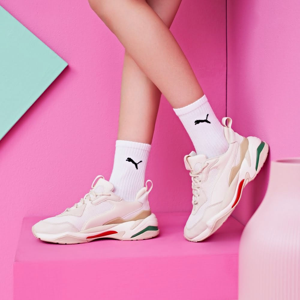 Puma 休閒鞋 Thunder Space 黑 白 全白 彩色 任選 男鞋 女鞋 復古慢跑鞋 老爹鞋 運動鞋【ACS】 歷史價格詳細信息