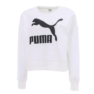【PUMA】流行系列Classics+圓領衫(F) 長袖上衣 女 粉色-62428964 歷史價格詳細信息