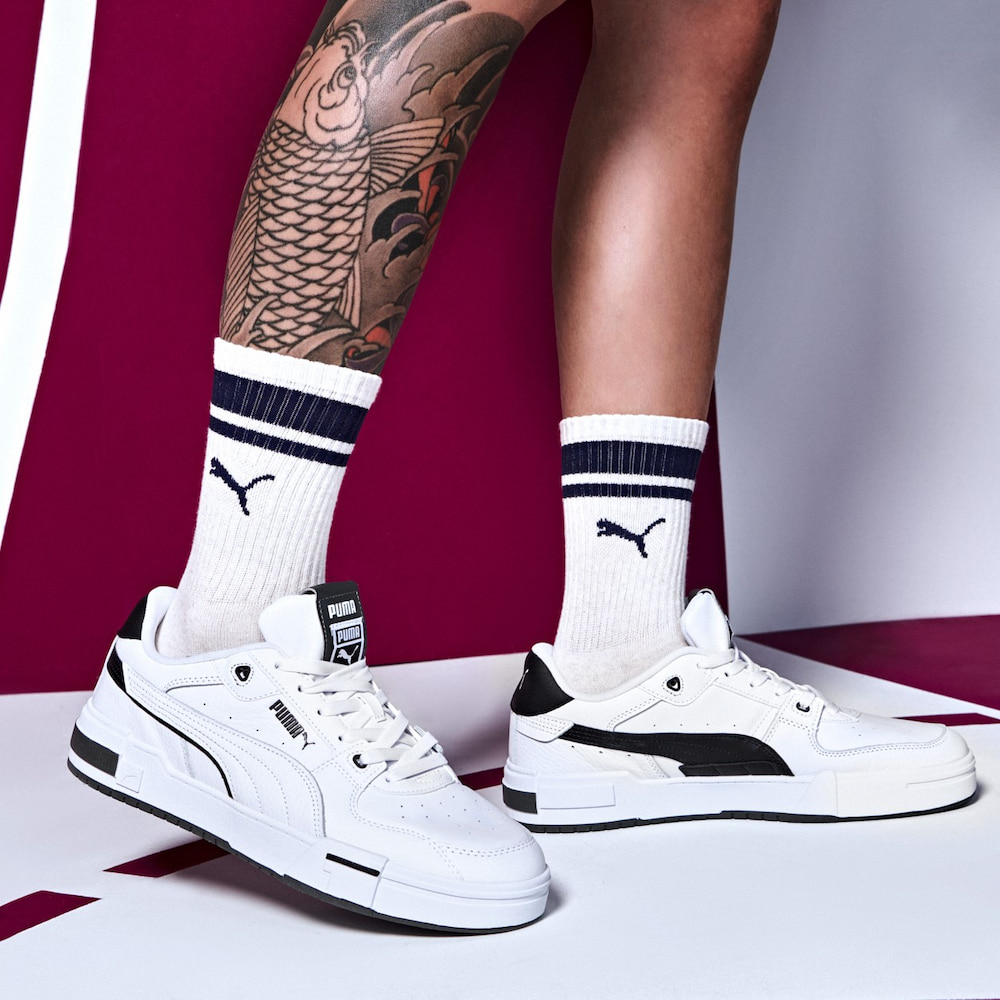 Puma 休閒鞋 CA Pro Glitch LTH 男鞋 女鞋 白 全白 皮革 E.SO瘦子 著用款 39068104 歷史價格詳細信息