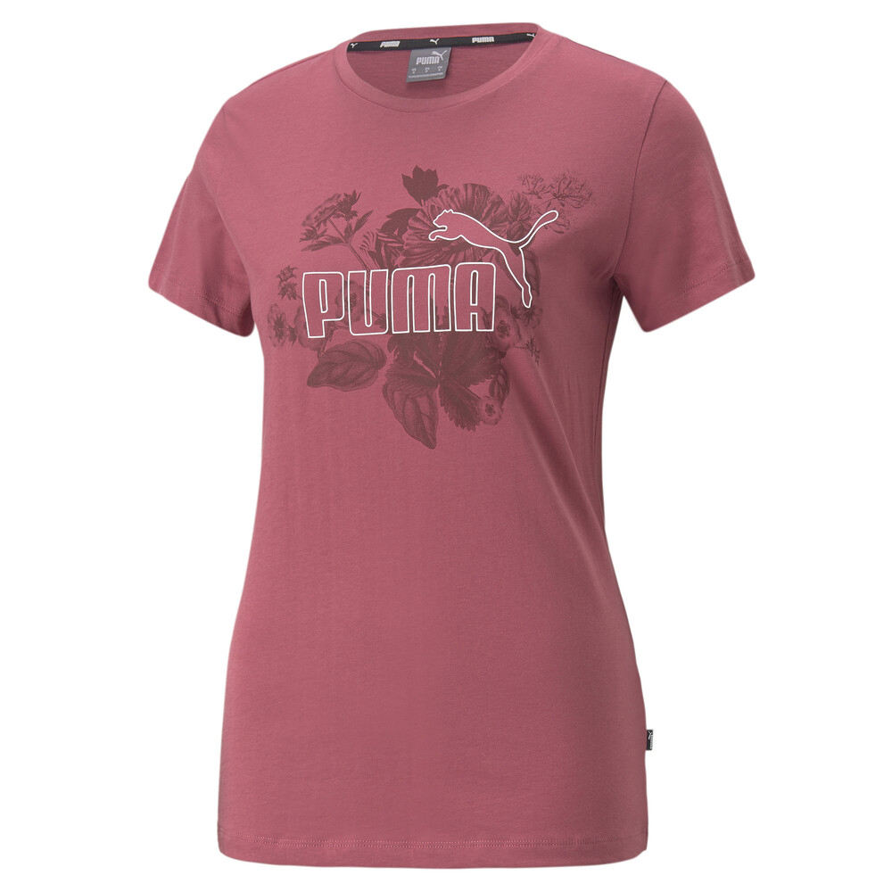 【PUMA】基本系列Flower Power短袖T恤 短袖上衣 女 綠色-67369184 歷史價格詳細信息