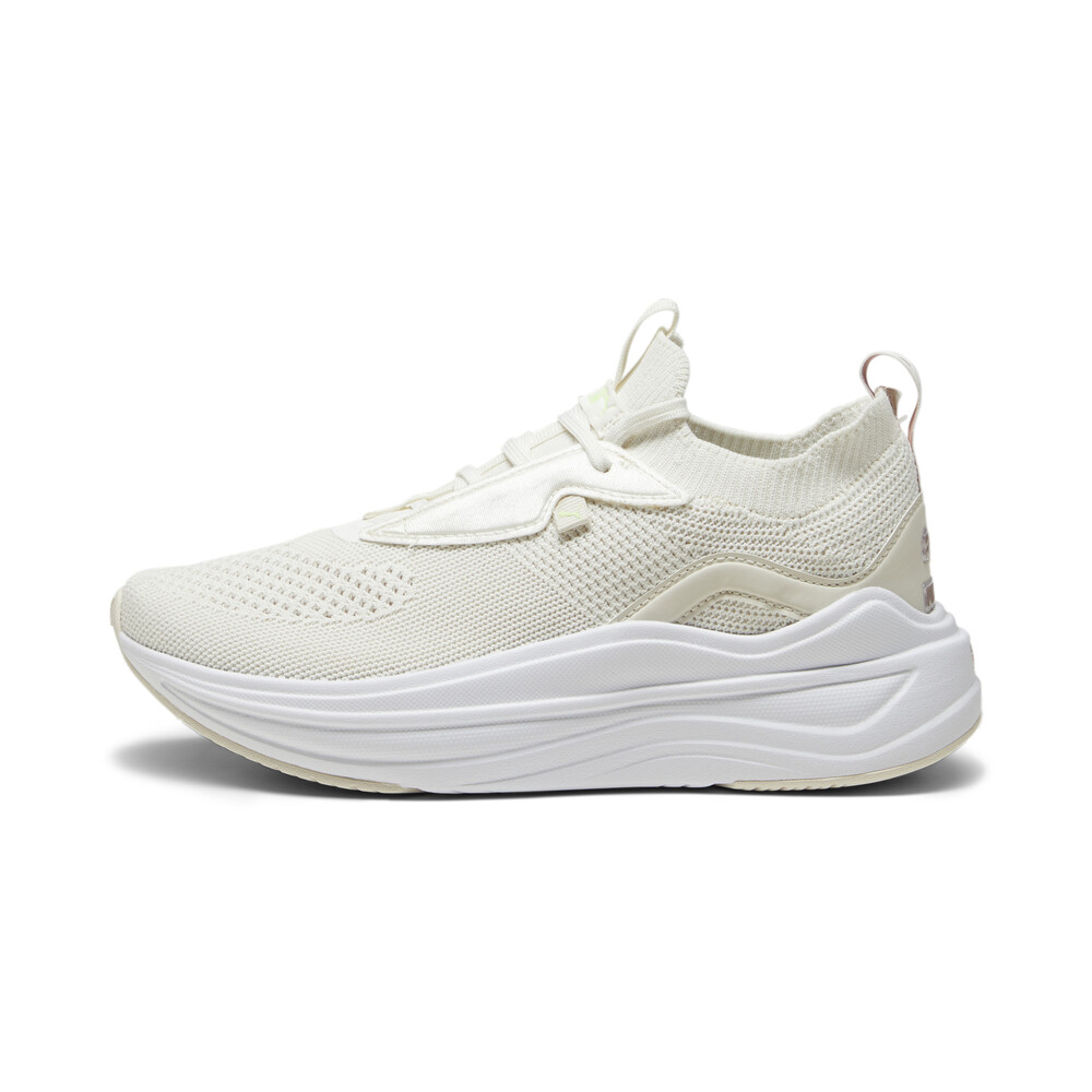 Puma 慢跑鞋 Softride Stakd Wns 米白 白 針織襪套 厚底 女鞋 路跑【ACS】 37882704 歷史價格詳細信息