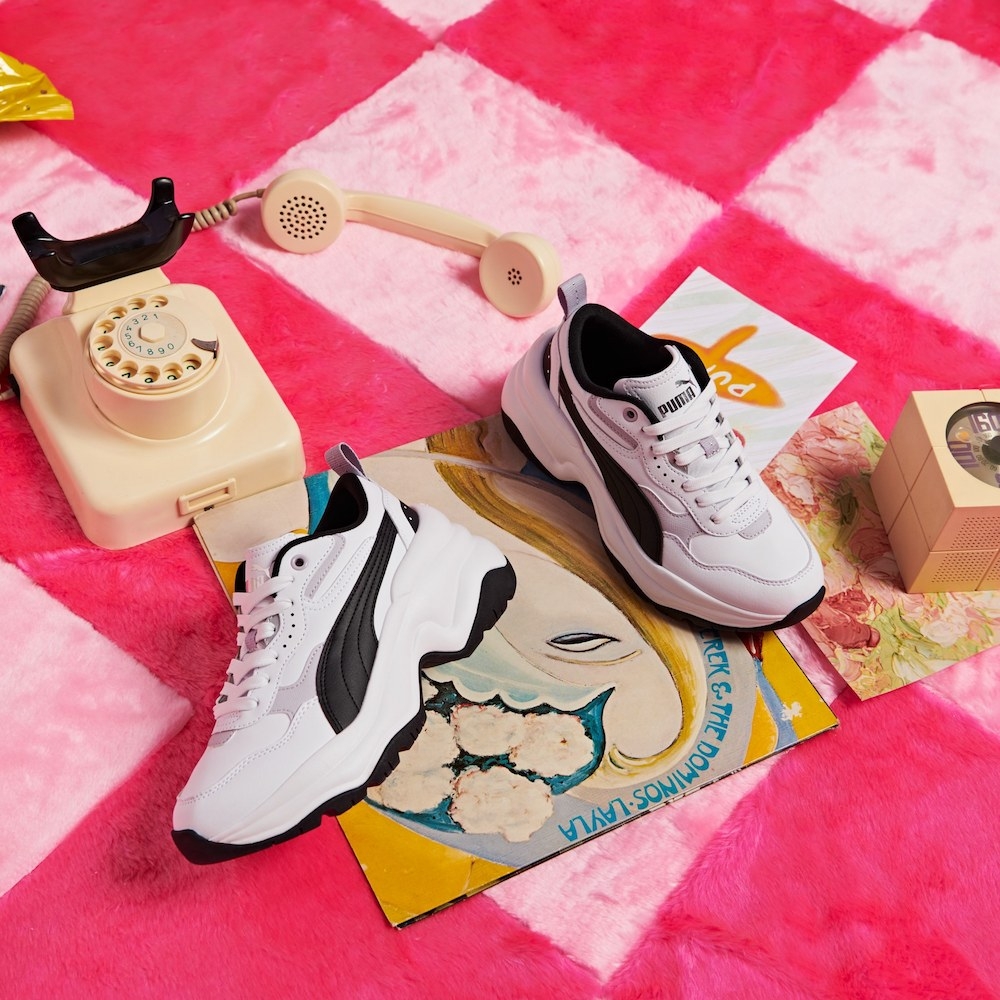 【PUMA】Cilia Wedge PUMA 休閒鞋 女鞋 白色 老爹鞋-39854401 歷史價格詳細信息