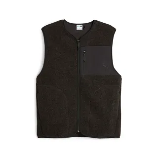 【PUMA】流行系列Classics羊羔毛開襟背心(N) 刷毛背心 男女款 黑色-62522801 歷史價格詳細信息