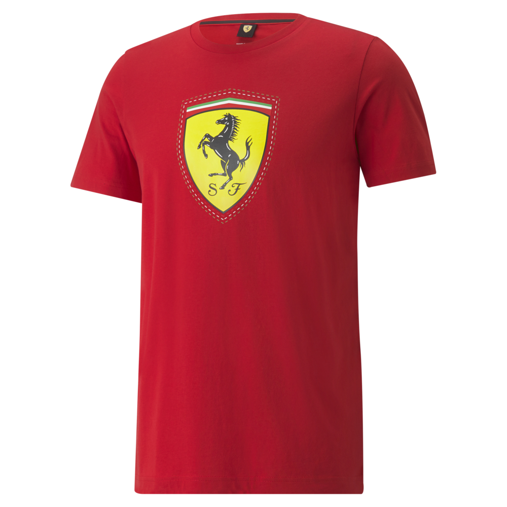 PUMA 法拉利車迷系列大盾牌 男短袖上衣 59984902 紅色 歷史價格詳細信息