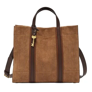 【FOSSIL 官方旗艦館】Carmen 麂皮大容量兩用手提包-黑X棕色 ZB7891199(附真皮背帶) 歷史價格詳細信息