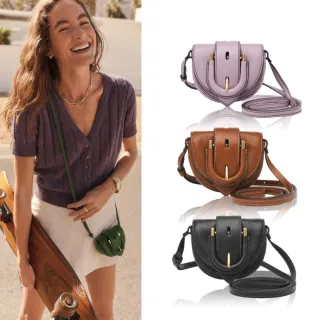 【FOSSIL 官方旗艦館】Harwell 真皮新月肩背包-咖啡色 ZB1916200 歷史價格詳細信息