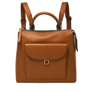 【FOSSIL 官方旗艦館】Parker 真皮兩用後背包-焦糖色 ZB1515235 歷史價格詳細信息