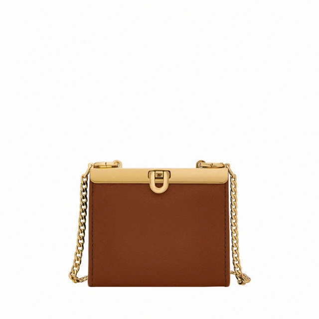 【FOSSIL 官方旗艦館】Penrose 真皮斜背式WOC長夾小鍊包(兩色可選) 歷史價格詳細信息