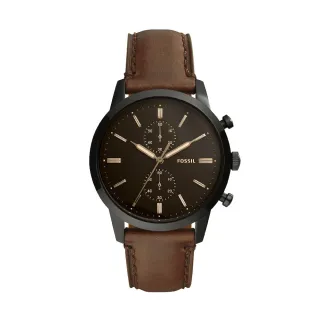 FOSSIL Townsman 爵士小鏤空機械錶-藍x咖啡/44mm ME3110 歷史價格詳細信息