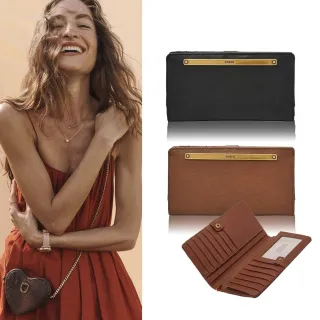 【FOSSIL 官方旗艦館】Liza  輕巧型真皮零錢袋長夾-黑色 SL7891G001 歷史價格詳細信息