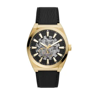 【FOSSIL 官方旗艦館】Everett 復古鏤空機械手錶 黑色真皮錶帶 42MM ME3208 價格比較,價格查詢,歷史價格詳細信息