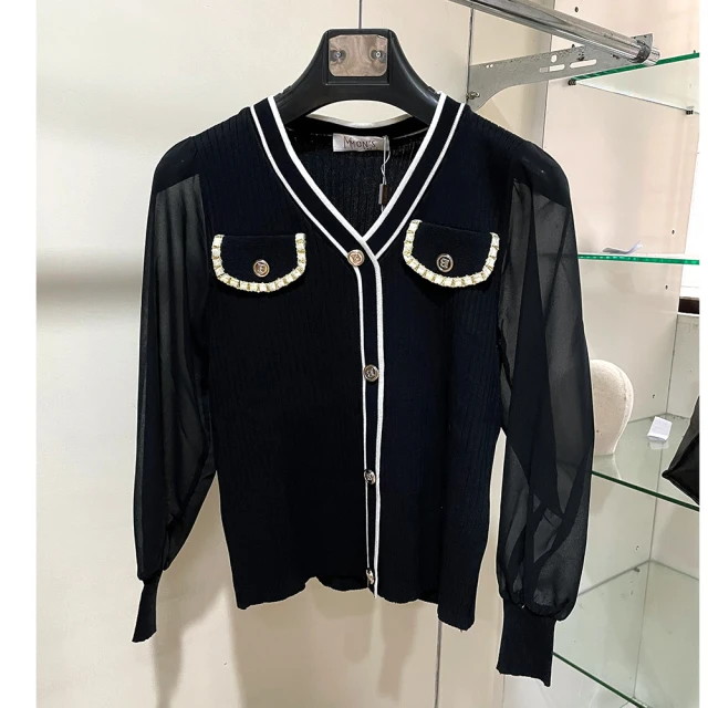 【MON’S】小香風蕾絲貉毛外套(100%貉子毛) 歷史價格詳細信息