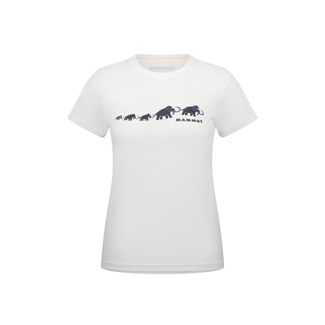 【長毛象】女款 QD Logo Print AF 吸濕快乾彈性圓領短袖排汗衣_1017-02021-3666 日落紅 PRT3 歷史價格詳細信息