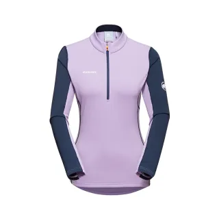 【長毛象】女 Aenergy ML Half Zip Pull 半門襟彈性長袖排汗衣_1016-01130-0001 黑 歷史價格詳細信息