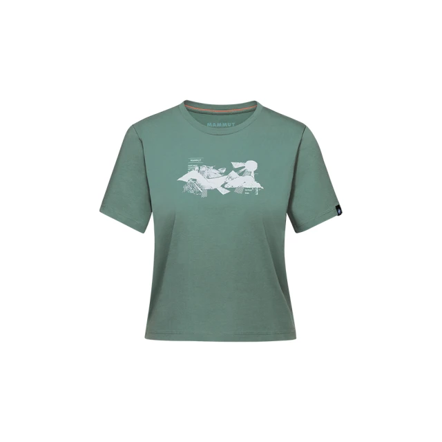 【Mammut 長毛象】Massone T-Shirt Women Crag 有機棉短袖T恤 黑色 女款 #1017-05240 歷史價格詳細信息