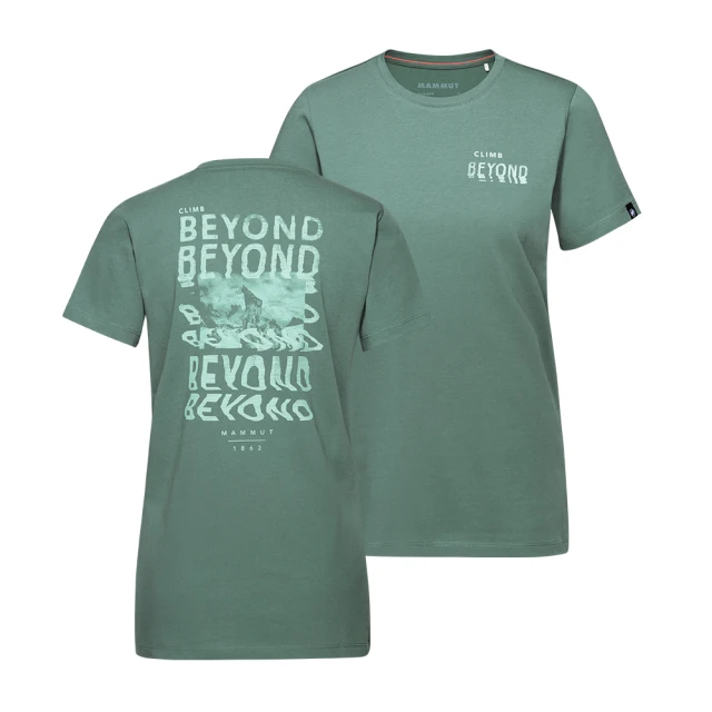 【Mammut 長毛象】Massone T-Shirt Women Crag 有機棉短袖T恤 黑色 女款 #1017-05240 歷史價格詳細信息