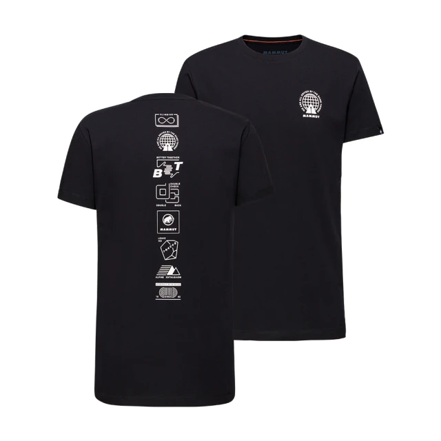 【Mammut 長毛象】Massone T-Shirt Men Crag 有機棉機能短袖T恤 黑色 男款 #1017-05200 歷史價格詳細信息