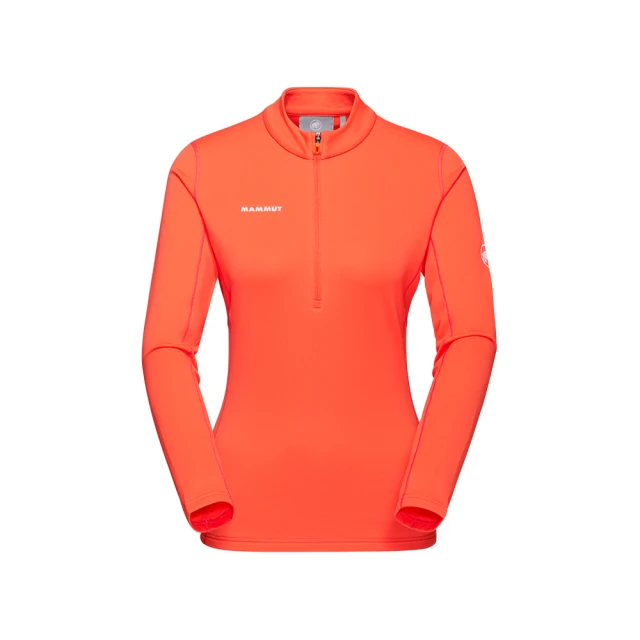 【長毛象】女 Aenergy ML Half Zip Pull 半門襟彈性長袖排汗衣_1016-01130-0001 黑 歷史價格詳細信息