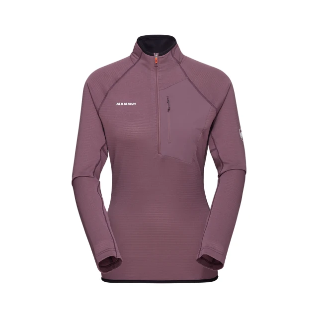 【長毛象】女 Aenergy ML Half Zip Pull 半門襟彈性長袖排汗衣_1016-01130-0001 黑 歷史價格詳細信息