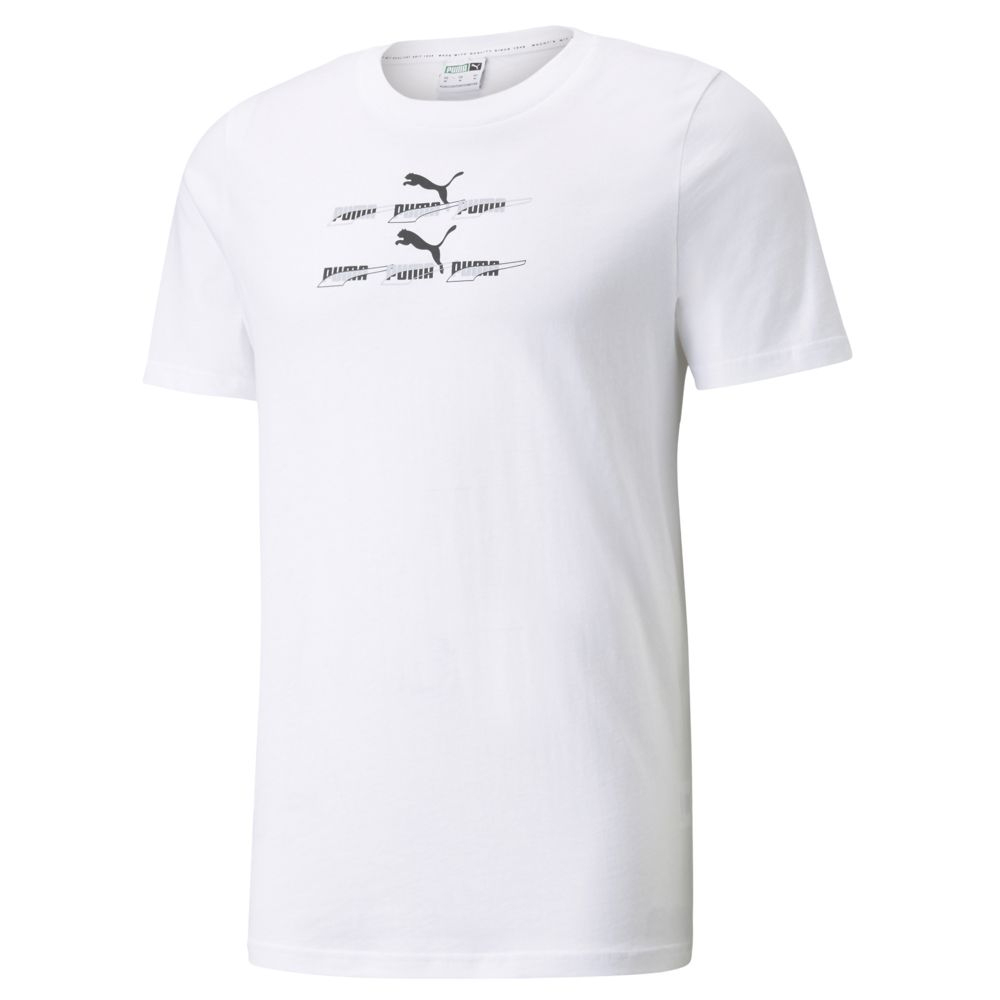 PUMA 男 流行系列OFFBEAT短袖T恤 變形蟲 大LOGO 圓領 - 53254352 歷史價格詳細信息